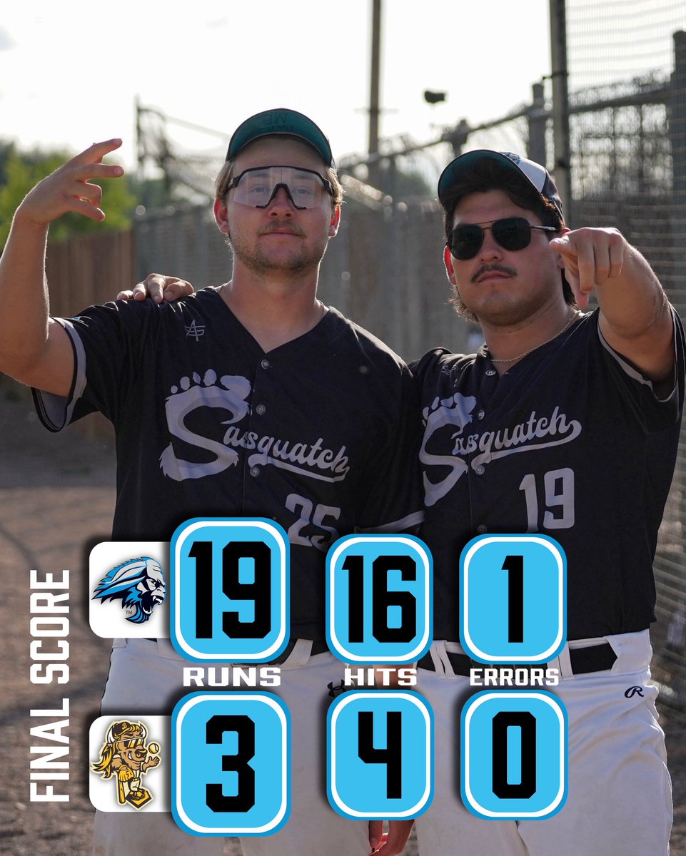 sprfshsasquatch's tweet photo. SASQUATCH WIN! 🏆⚾️👣
#SASQUATCHWIN #OUTTASIGHT https://t.co/C8zBgYopBD