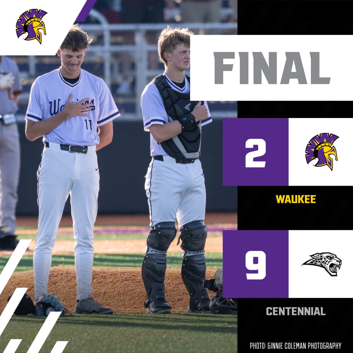 Waukee baseball splits with Centennial. Waukee softball falls to Fort Dodge. 
Postseason schedule:

⚾️ Substate 1st Rd:
Waukee vs DM East - Friday, 7/11 - 7pm

🥎 Regional Semifinal:
Waukee vs SC East - Saturday, 7/12 - 7pm
📍Waukee Baseball / Softball Complex
#GoWarriors