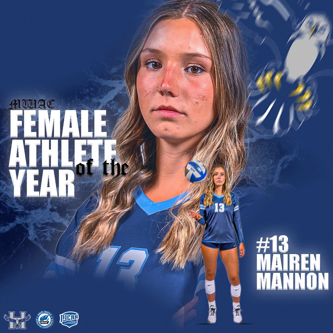 MWAC Player of the Year 2024-2025: Mairen Mannon 👏🏼🦅
Congrats to the Sophomore for an amazing season 🙌🏼

#humhawks