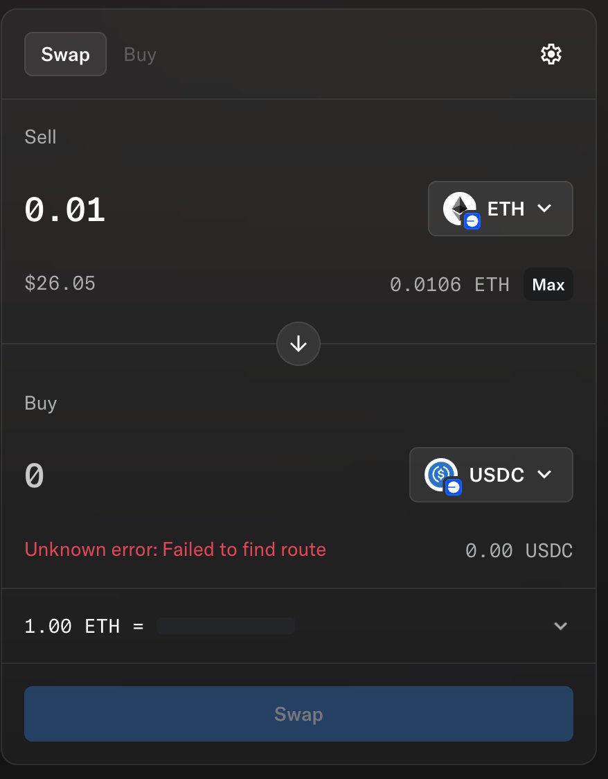 "Great" support, <a href="/opensea/">OpenSea</a>. I haven't been able to swap tokens through your platform for more than 2 hours, and your community manager just blocks me. Keep it up, well done.