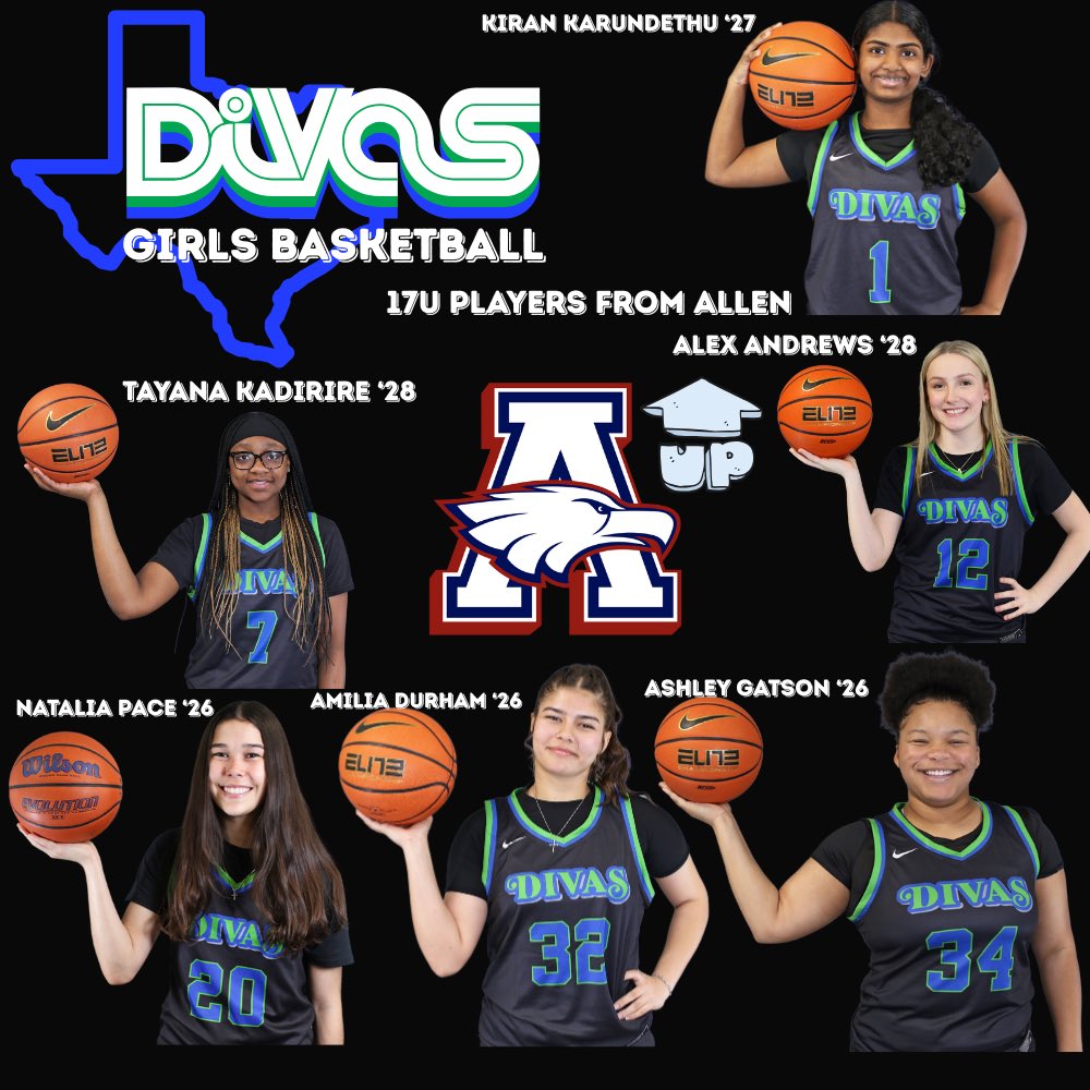 You can’t spell PLAY UP without A-UP! <a href="/Allen_GBB/">Allen Lady Eagles Basketball</a> is on fire this summer with 6 players playing in 17U at Super64! #recruitdivas