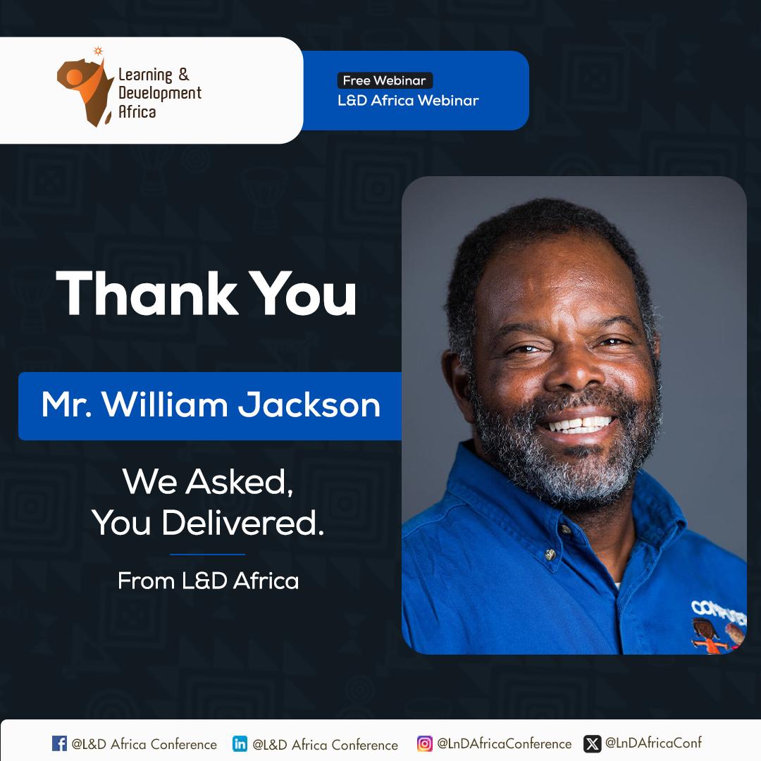 Keynote Speaker - L&amp;D Africa 
Nairobi Kenya Africa 
#Africa <a href="/LnDAfricaConf/">L&D Africa Conference</a>