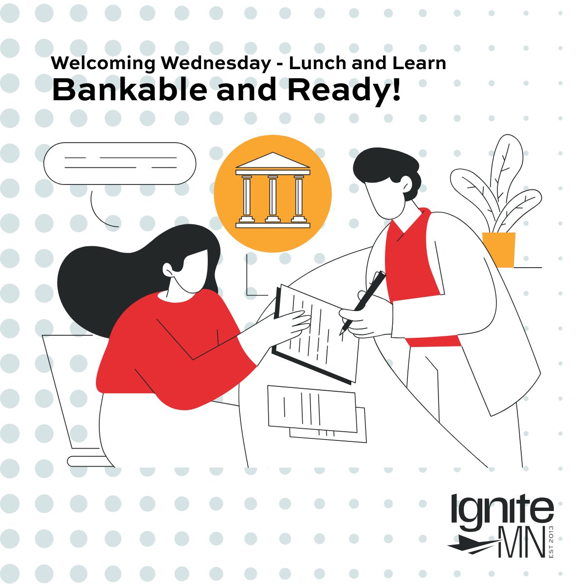 It's still not too late to sign up for tomorrow's #LunchandLearn -  Make sure you know exactly how to get your business "Bank Ready!"

eventbrite.com/e/july-2025-ww…

#MNStartups #ResourcesforSmallBusiness #WelcomingWednesday #LaunchMN #RedWingMN #RedWingBusinesses
