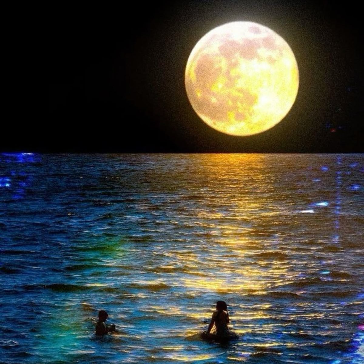 Summer night beach vibes we all need RN