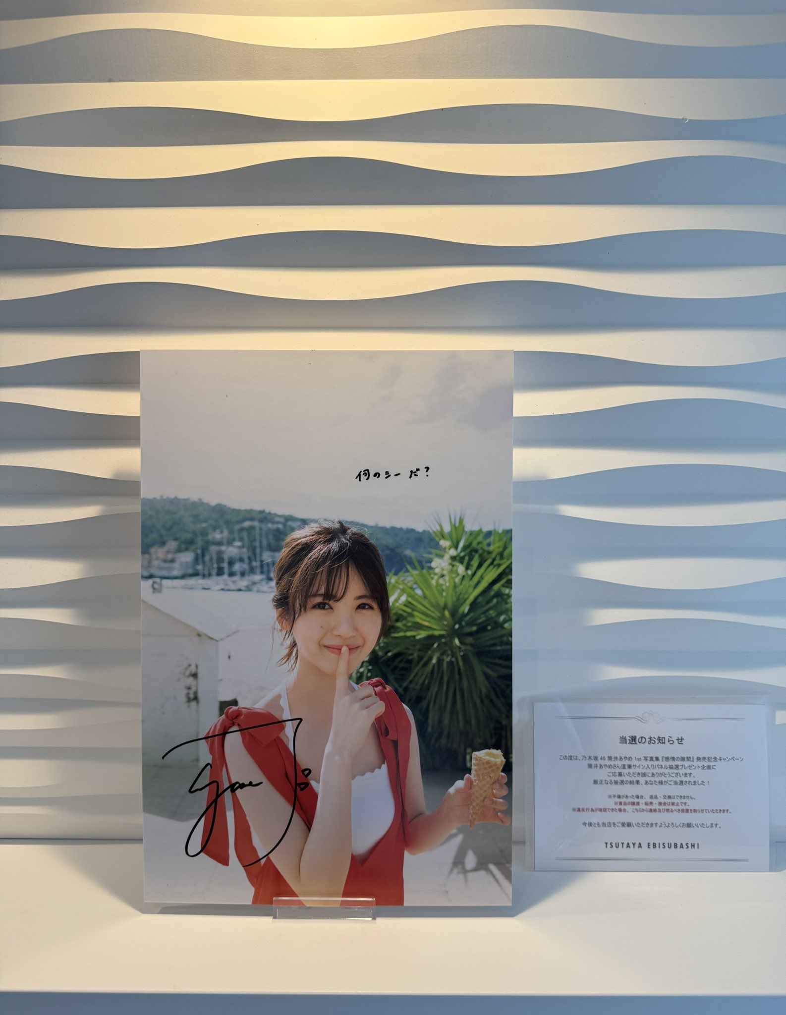 (直筆パネル) 筒井あやめ 写真集 直筆サイン入りパネル headline_L.jpeg