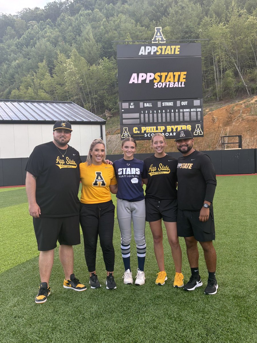 I had an amazing time at App State Softball Camp today! Thank you to the coaches and staff for the encouragement, positive feedback, and instruction. I left inspired to keep working hard and can’t wait to be back! 🖤💛🥎 #GoMountaineers
<a href="/whitjones25/">Whitney Jones</a> <a href="/MattAlberghini/">Matt Alberghini</a> <a href="/AleeexIbarra/">Ibarra-Fernandez</a>