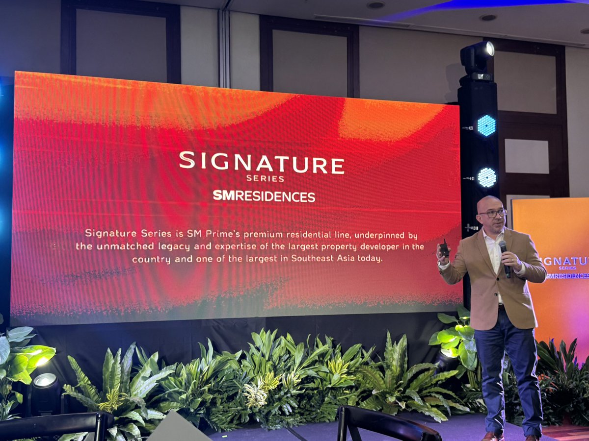 amyrremo's tweet photo. The newly launched Signature Series by SM Residences, the company’s premium residential brand, has 400 hectares in its landbank; to spend an initial P25 billion for its 284-ha development in Susana Heights https://t.co/hYxpIYrXTl