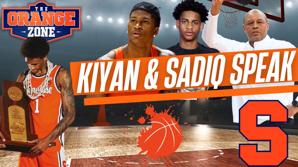 TheOZpod's tweet image. 🚨🚨KIYAN AND SADIQ SPEAK🚨🚨
We caught up with SU men's basketball newcomers Kiyan Anthony and Sadiq White tonight, along with returning sophomore forward Donnie Freeman
FULL INTERVIEWS: youtu.be/JGtT4O7E29E