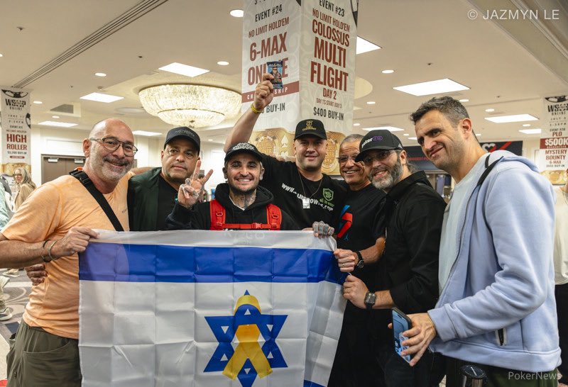EricMizrachi's tweet image. What a fun day today @WSOP!
#TeamMizrachi #EliElezra #MikkiMase #Poker #TheGrinder #JackEffel #Wsop #PokerNews