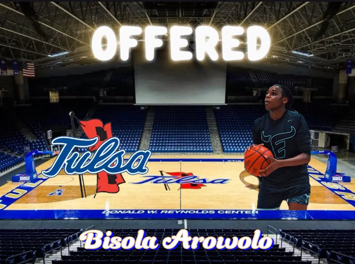 Bisola Arowolo (@bisola_aaa) on Twitter photo After a great conversation with <a href="/angienelp/">Angie Nelp</a> , I’m beyond grateful to receive a Division 1 offer from the University of Tulsa. I truly appreciate the opportunity and their belief in me—excited for what’s ahead! #agtg <a href="/EHSMavsGBB/">Emerson HS Girls Basketball</a> <a href="/IFNGUAA/">IFNGUAA</a> After a great conversation with <a href="/angienelp/">Angie Nelp</a> , I’m beyond grateful to receive a Division 1 offer from the University of Tulsa. I truly appreciate the opportunity and their belief in me—excited for what’s ahead! #agtg <a href="/EHSMavsGBB/">Emerson HS Girls Basketball</a> <a href="/IFNGUAA/">IFNGUAA</a>