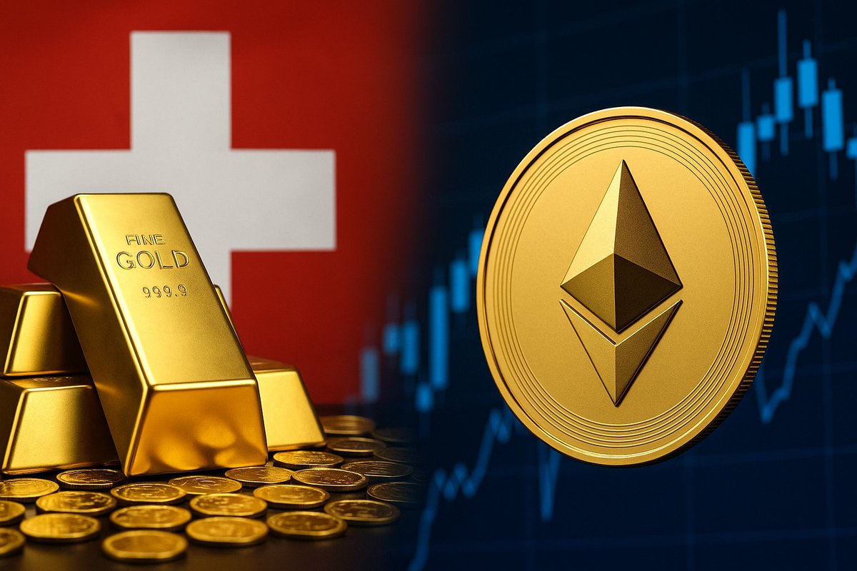 BREAKING: Tether now holds $8B worth of gold — 80 tons locked in a secret Swiss vault.
One of the biggest private gold stashes outside any government.

At the same time, $ETH whales are loading up.
+9.3% increase — bigger than pre-2022 bull run levels.

Gold hedge or ETH