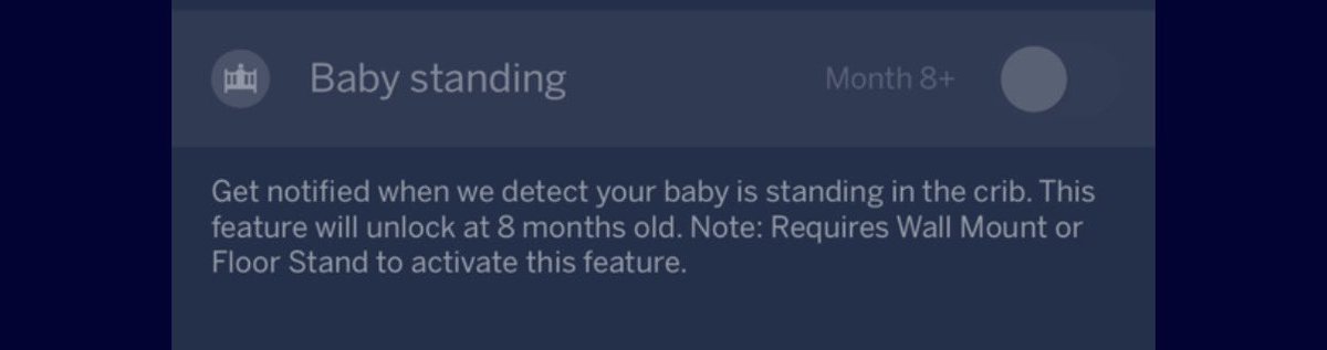 torkale's tweet photo. @aaxgrx Hey Aaron
This endpoint is being used with notifications for baby is standing in the crib or child leaving the bed.
Check if any of those are on in the notifications settings https://t.co/nTSiamQU98