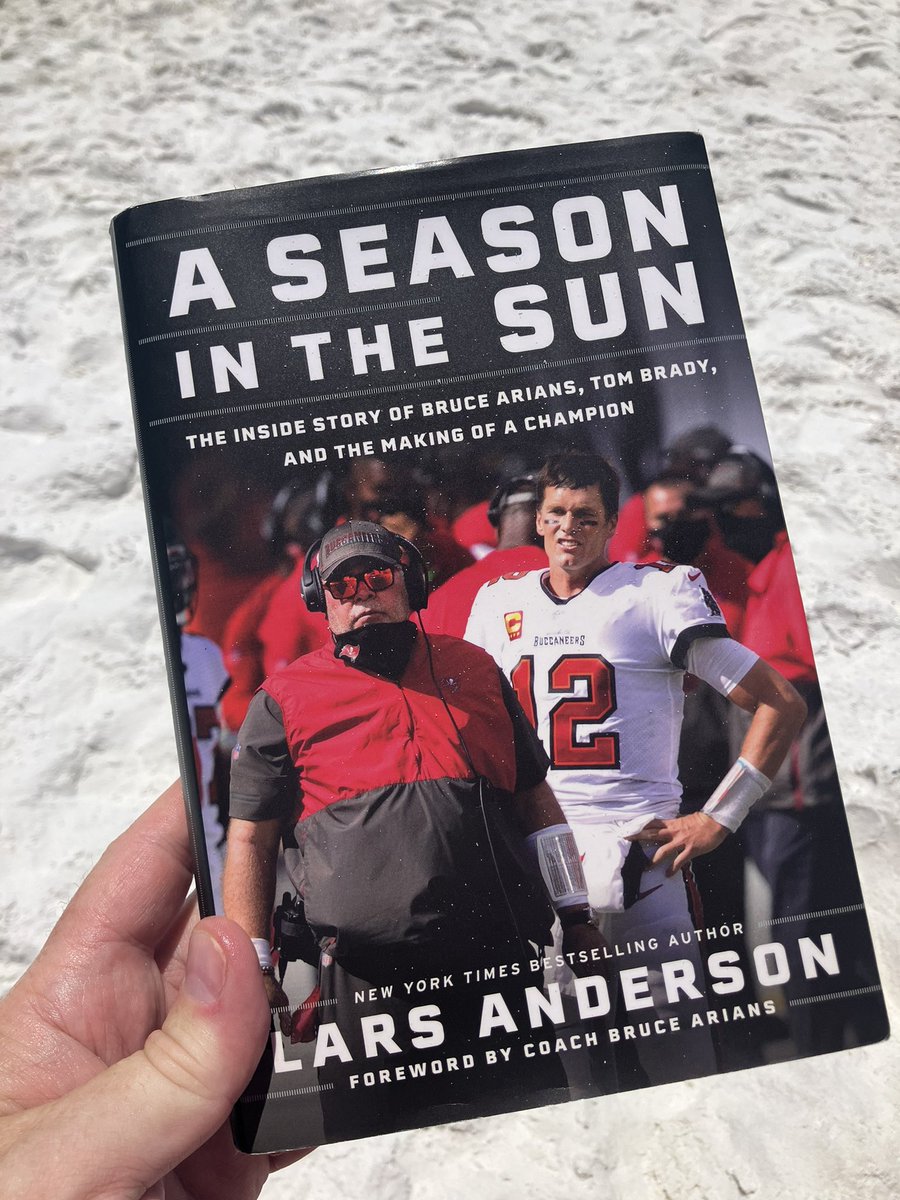 AllanGuenther's tweet image. Hey @larsanderson71 I really enjoyed this beach read over the past few days! Awesome story of a great team and neat to read the Coach Arians/Coach Bryant stories from early in Bruce’s career…good stuff! 📚🏈🏴☠️