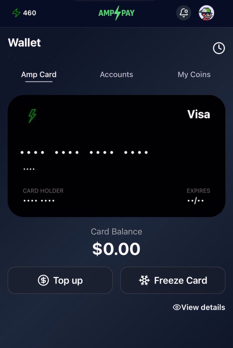 Yes, we’re finally testing in prod ⚡️

<a href="/GetAmpPay/">Amp Pay</a> Black Card 👀