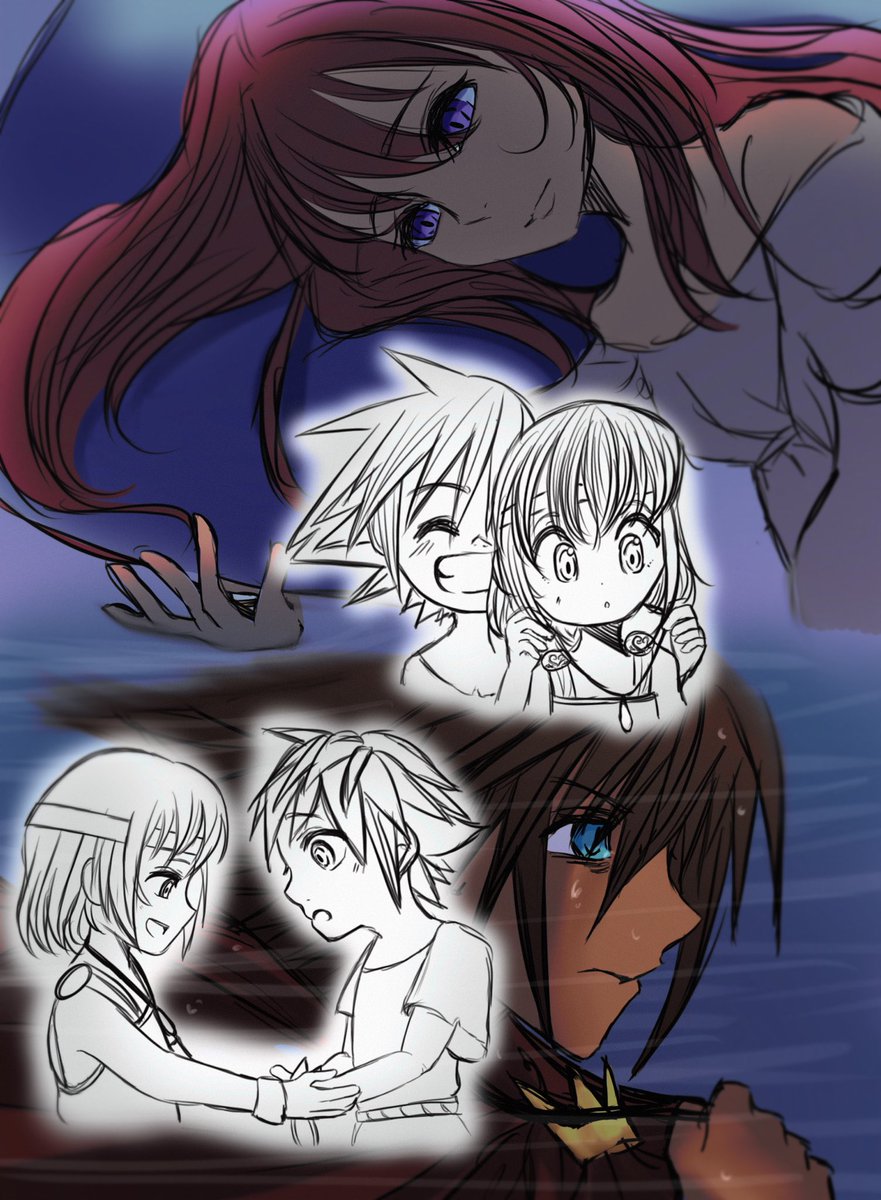 UnchainedStar's tweet image. Sokai Week Day 3: Talisman
Youths with no knowledge of the future bestow gifts of protection as new found friends. Years later they hold these gifts close to their hearts as hardships find them both. Storms and loss swallow them whole in the night.

#sokaiweek2025