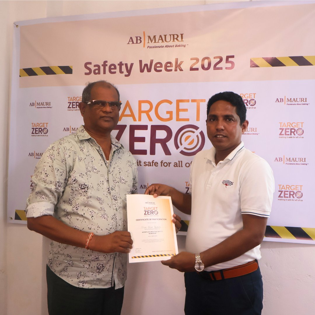 MauriBaking's tweet image. Hands-on safety support with Five Star Bakers. AB Mauri Lanka shared bakery-specific H&amp;amp;S practices that led to real improvements on-site.
Practical changes. Stronger safety culture.
#TargetZero #ABMauriLanka #FiveStarBakers #WorkplaceSafety #HealthAndSafety