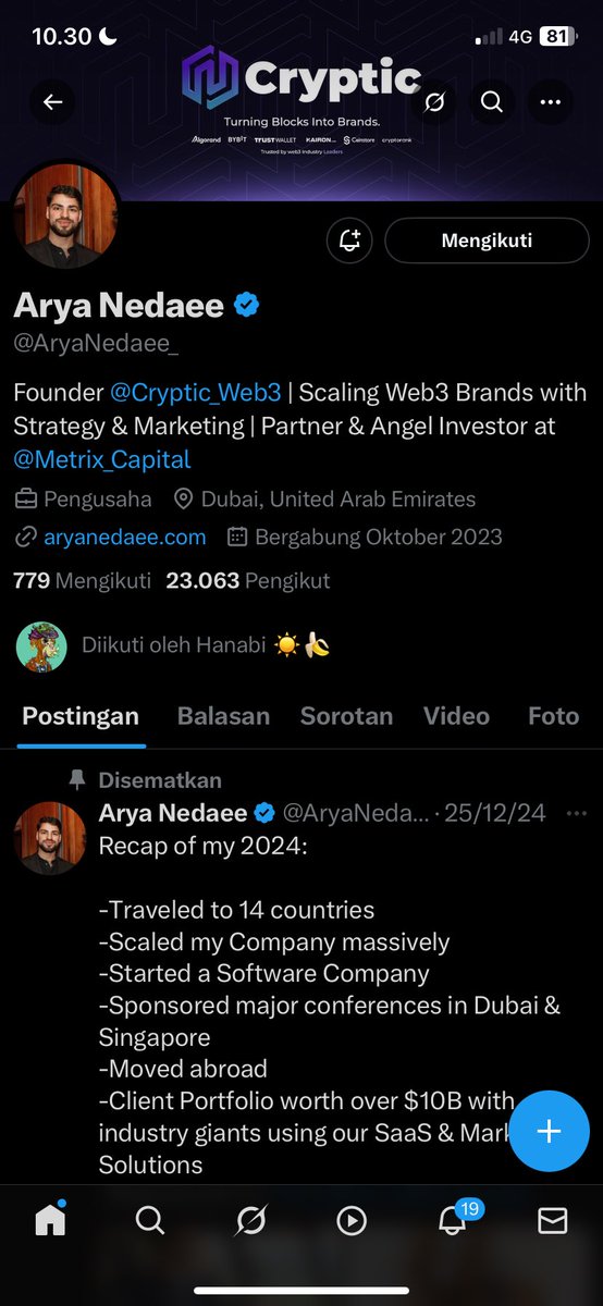 stlowbewii's tweet photo. @GiveAwayHost @AryaNedaee_ @Cryptic_Web3 Done https://t.co/wQ8A96UzKa