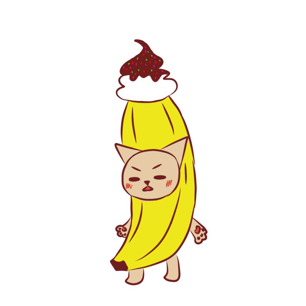 drizzlenanaVT's tweet photo. @Momogi_art im am but a little banana cat! :0 i soul be honored https://t.co/Np8q6DUQCI