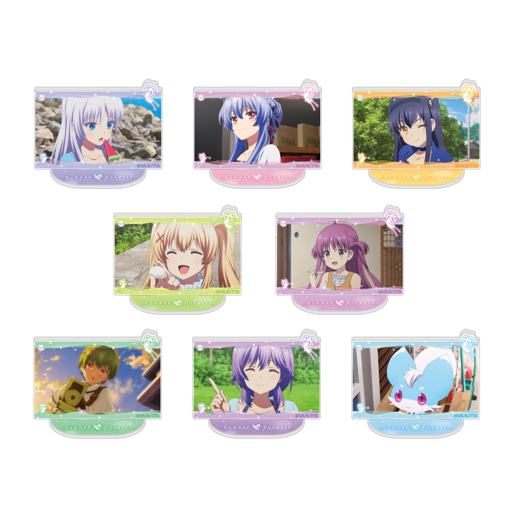 cocollabo's tweet image. \ 「TVアニメ『Summer Pockets』POP UP SHOP」で販売の商品をご紹介✨/
【 トレーディング場面写アクリルスタンドキーホルダー 】
作中の場面写を使用した、アクリルスタンドキーホルダーが登場✨
▼イベントの詳細はこちら🦋
cocollabo.net/pages/summerpo…
#サマポケ #サマポケアニメ