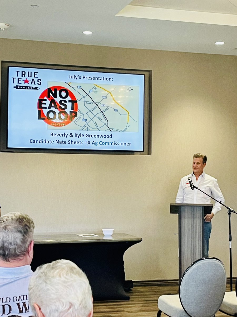 samabiog's tweet photo. Energized night at the @TrueTXProject meeting at the Phillips Event Center in Brazos County!
A double-header event featuring:
🌿 Beverly Greenwood with a powerful presentation on the facts, timeline, and next steps for the #NoEastLoop movement. Nate Sheets, sharing his vision as a candidate for Texas Agriculture Commissioner #truetxproject