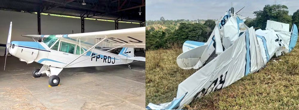 ivancp25's tweet image. #AccidenteAéreo mortal de #CAP4 #Paulistinha (PP-RDJ), del Aeroclube de São José do Rio, en zona rural cerca del Aeropuerto São José do Rio Preto, (SJP/SBSR), #Brasil 🇧🇷. A bordo, 1 estudiante piloto y 1 instructor de vuelo. Ambos muertos. Bajo investigación. 2 muertos. 01-07-25