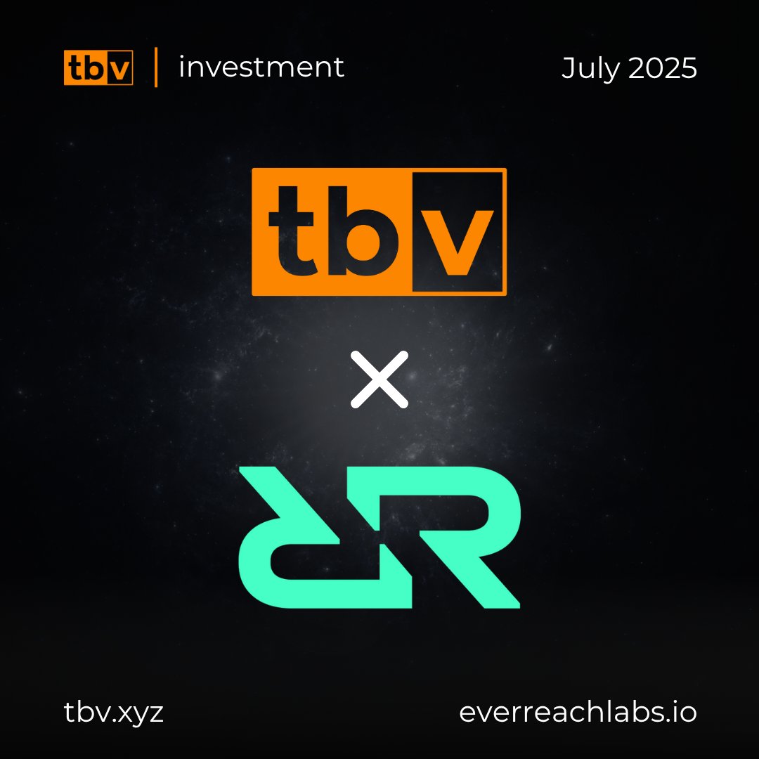 tbv (@tbvxyz) on Twitter photo TBV is backing <a href="/EverreachLabs/">Everreach Labs</a> — the gaming studio rewriting the rules of player-spectator interaction. 🚀 TBV is backing <a href="/EverreachLabs/">Everreach Labs</a> — the gaming studio rewriting the rules of player-spectator interaction. 🚀