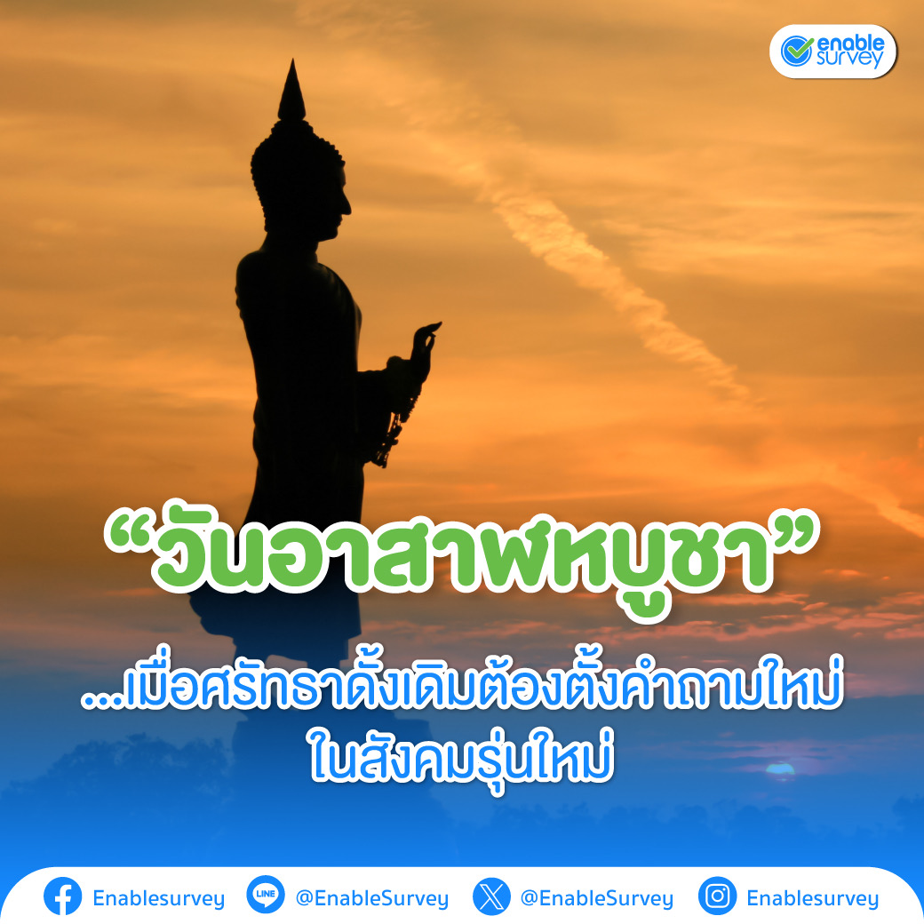 EnableSurvey's tweet photo. เมื่อศรัทธาดั้งเดิมถูกตั้งคำถาม #วันอาสาฬหบูชา คือวันที่พระพุทธเจ้าแสดงปฐมเทศนาและพระอัญญาโกณฑัญญะบรรลุธรรม งานวิจัยเชิงสังคม ศาสนาหรือจิตวิทยาที่ต้องการสำรวจมุมมองของคนรุ่นใหม่ จำเป็นต้องมีเครื่องมือเก็บข้อมูลที่เข้ากับพฤติกรรม 

สอบถาม : https://t.co/GI7576DGL3

#EnableSurvey https://t.co/FLm9rHjr7K