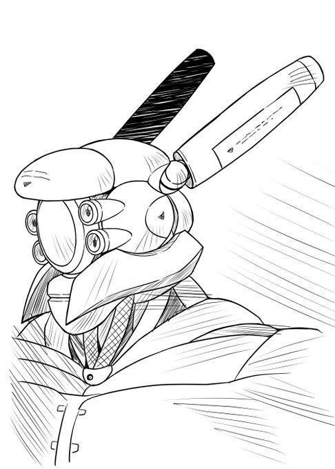 トレンドのヘカトンケイルを見てこっちを思い出すワイ(つい懐かしくなって15分くらいで描いた)( ˘ω˘) 