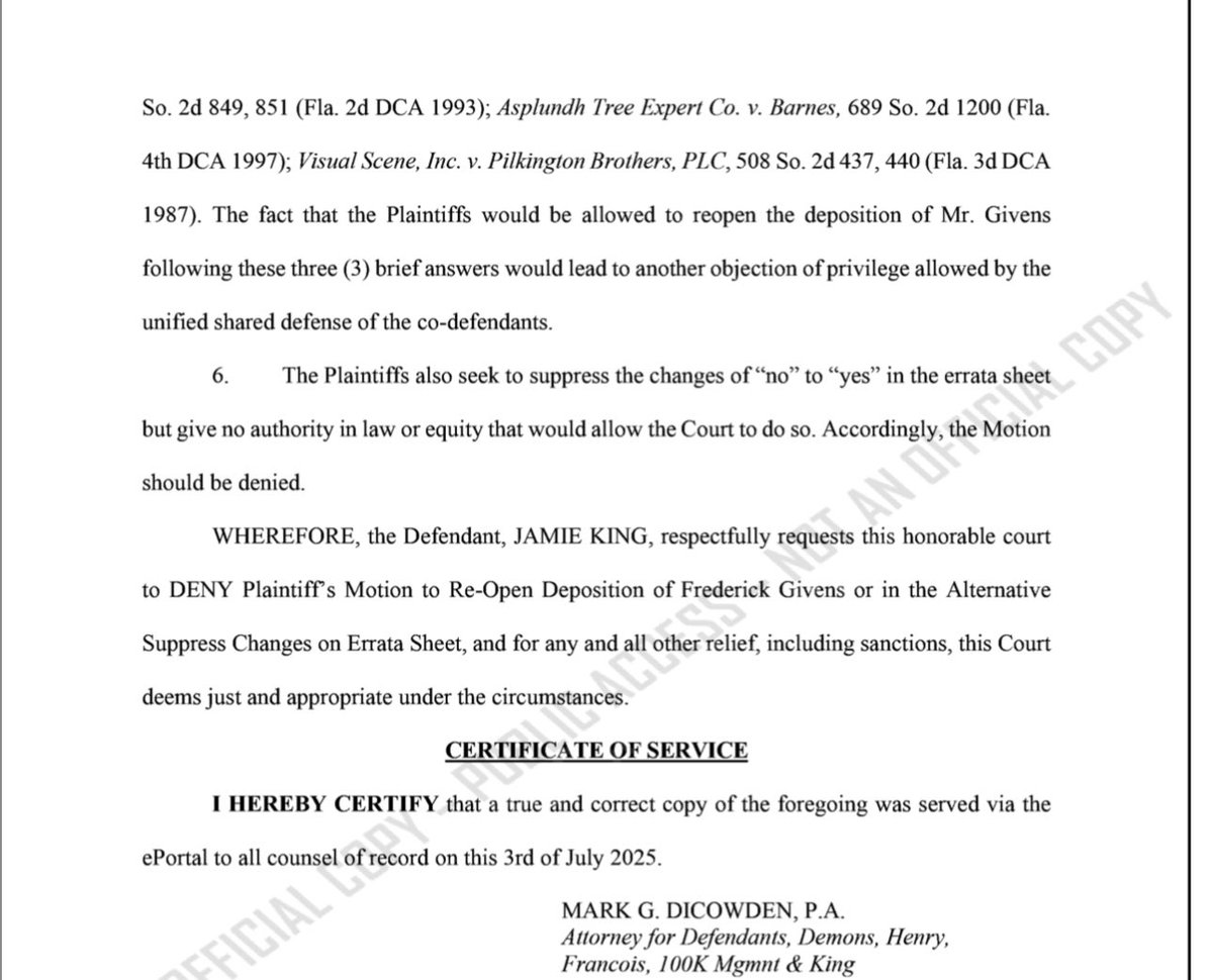 Bryson “Boom” Paul (@brysonboompaul) on Twitter photo #YNWLawsuit: In the wrongful death lawsuit of <a href="/ynwsakchaser/">YnwSakchaser</a> against <a href="/YNWMelly/">Melvin & Melly 2 Face 🌗</a>/ <a href="/100ktrack/">100KTrack</a>/ <a href="/ynw_jamie/">jamie_K_YNW</a> / <a href="/FredoBang/">It’s Tha Bang Man</a> / <a href="/YnwBortlen/">Sport🏁</a>, the defense’s attorney, Mark Dicowden, P.A. filed a response to the YNW Sakchaser’s estate’s motion to reopen the deposition of Fredo Bang, real name #YNWLawsuit: In the wrongful death lawsuit of <a href="/ynwsakchaser/">YnwSakchaser</a> against <a href="/YNWMelly/">Melvin & Melly 2 Face 🌗</a>/ <a href="/100ktrack/">100KTrack</a>/ <a href="/ynw_jamie/">jamie_K_YNW</a> / <a href="/FredoBang/">It’s Tha Bang Man</a> / <a href="/YnwBortlen/">Sport🏁</a>, the defense’s attorney, Mark Dicowden, P.A. filed a response to the YNW Sakchaser’s estate’s motion to reopen the deposition of Fredo Bang, real name