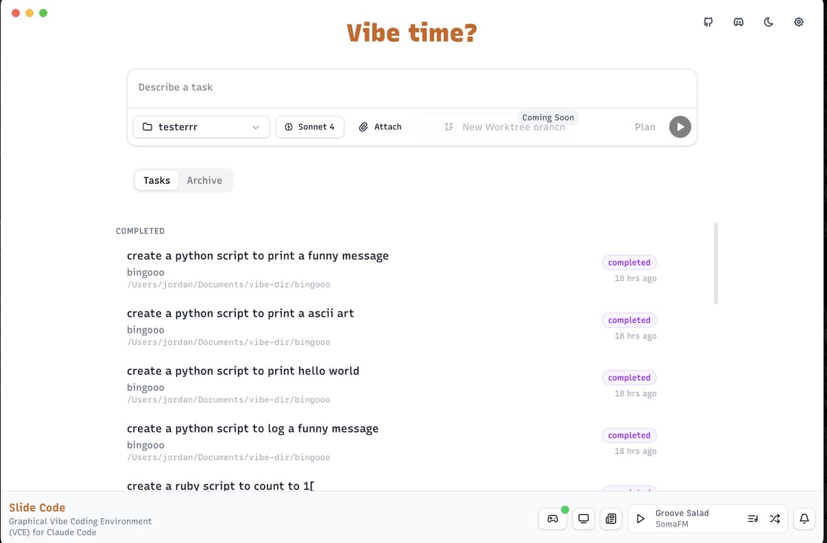 Jonovono's tweet image. Might open source this GUI VCE for Claude Code made with Electron and Effect TS