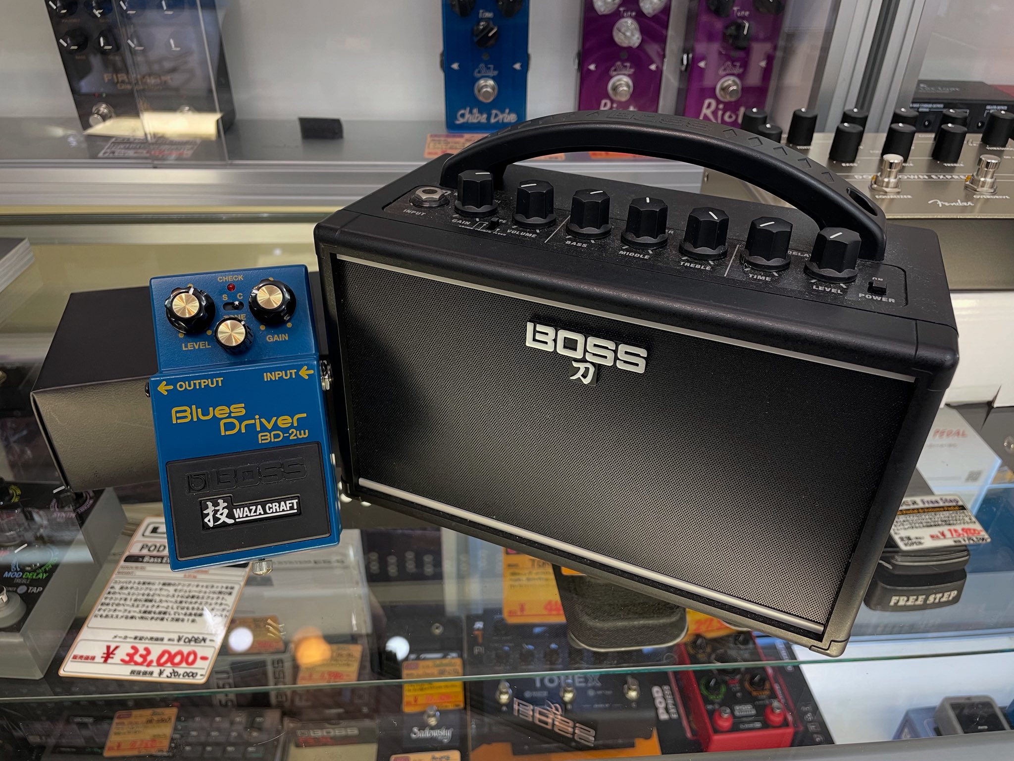 BOSS KATANA GO 生産終了初期モデル 純正ポーチセット 未開封新品 ほぼ未使用> BOSS KATANA:GO