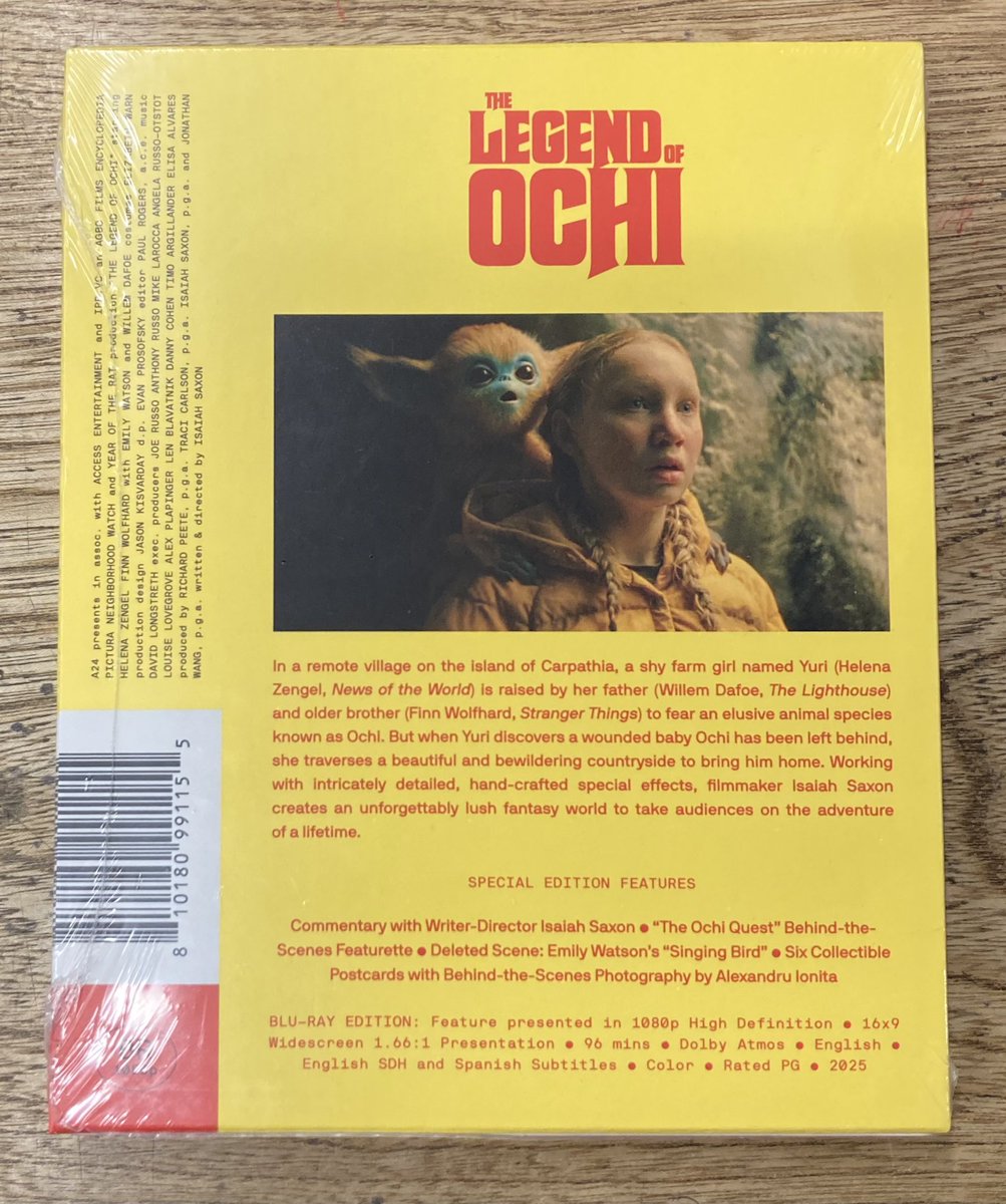 新入荷】A24制作。〈オチ〉と呼ばれる森の奇妙な動物の赤ちゃんを拾っ