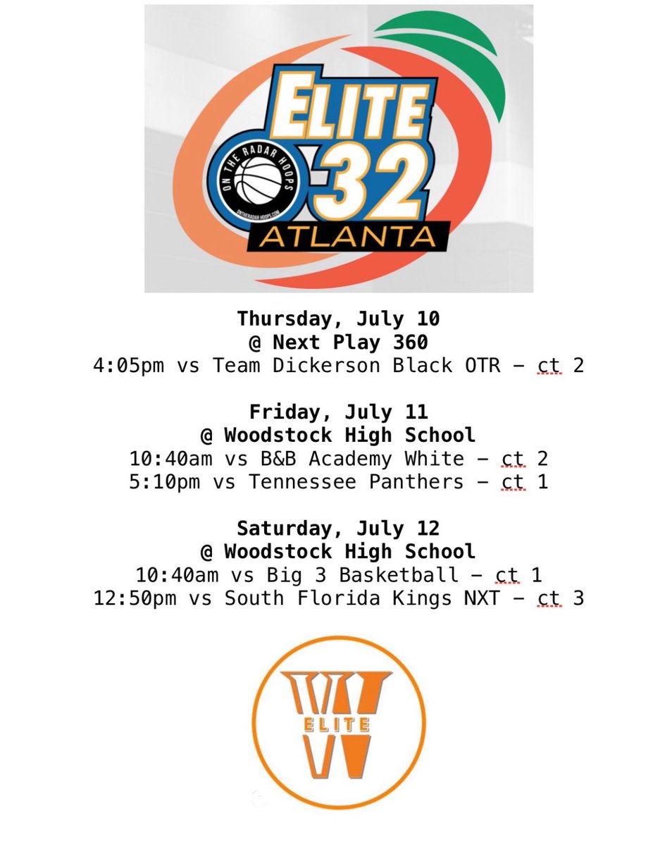 Thiik_Deng's tweet image. I'm excited to compete with my family @VWBAelite this weekend at the live period in Atlanta. Here is the schedule for this weekend. Feel free to drop by!!