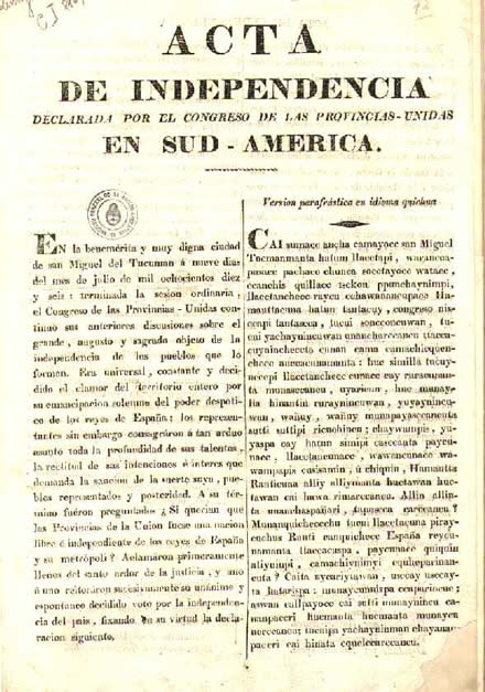 EsTendenciaEnX's tweet photo. “9 de julio”:
Porque un día como hoy de 1816, las Provincias Unidas del Río de la Plata declararon su Independencia de España: ''¡Si, queremos!'' gritaron los diputados https://t.co/6p7VEDNDz4