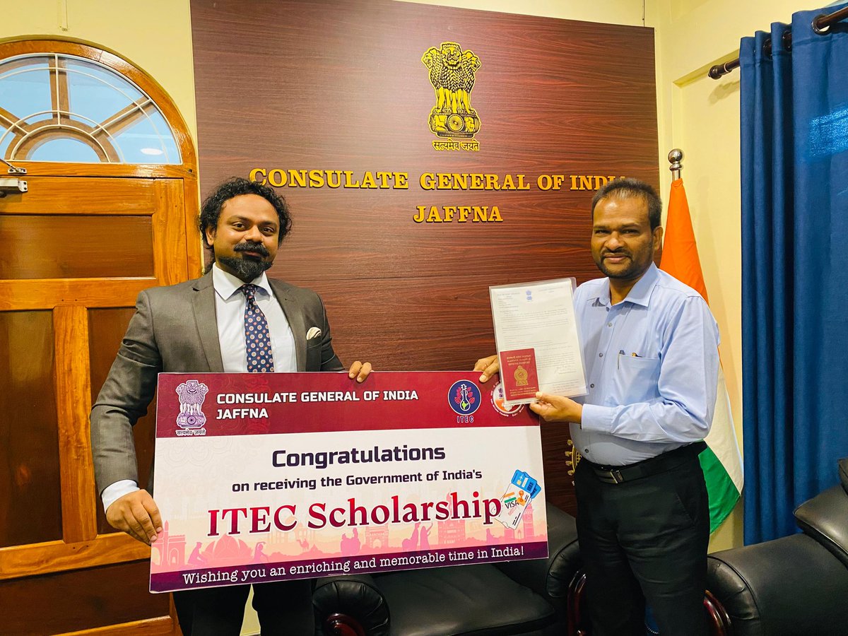 Capacity building through collaboration! 🇮🇳🤝🇱🇰

Mr. Yogendran Krishnapillai, Chief Accountant, and Mr. Haleemdeen Hannadgu, Director of Planning, District Secretariat, Mannar are in India to attend GoI’s @itecnetwork programme on Public Finance, Tax Policy &amp; Economic Growth at