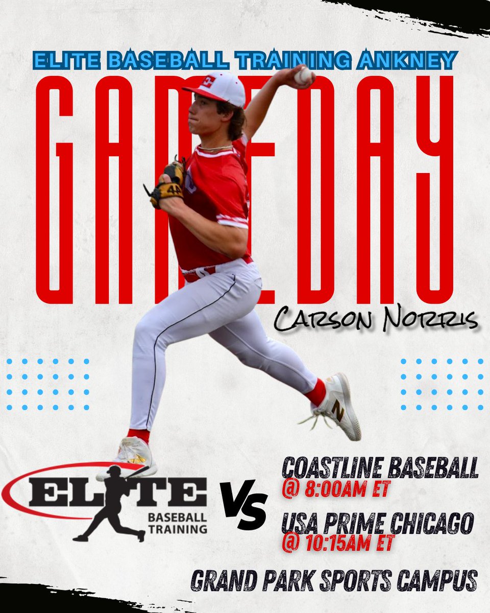 Elite Baseball Training 2026 Ankney (@elite2026ankney) on Twitter photo Double Header to start the <a href="/Bullpenevents/">Bullpen Tournaments</a> Amateur Baseball Championships <a href="/GrandParkSports/">Grand Park Sports Campus</a> Campus. Double Header to start the <a href="/Bullpenevents/">Bullpen Tournaments</a> Amateur Baseball Championships <a href="/GrandParkSports/">Grand Park Sports Campus</a> Campus.