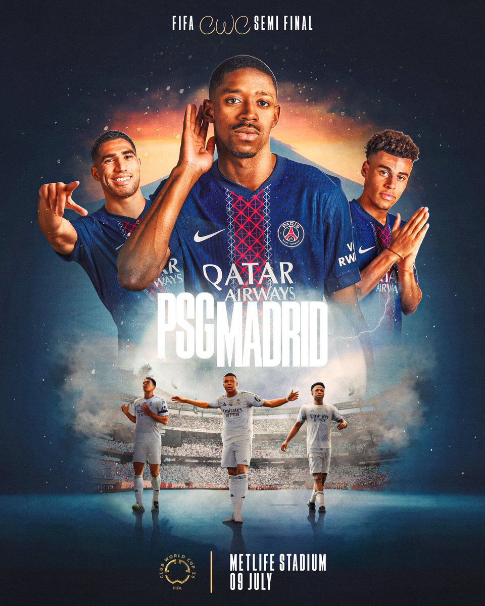 isfyvisuals's tweet photo. ROYALTY vs REVOLUTIONARIES
Crafting the hype for CWC semi-final dream matchup: PSG vs Real Madrid

📩 DM for collabs &amp; commissions! 
—
#FIFACWC #psg #RealMadrid #portfolio #smsports https://t.co/LyieVb9XRI