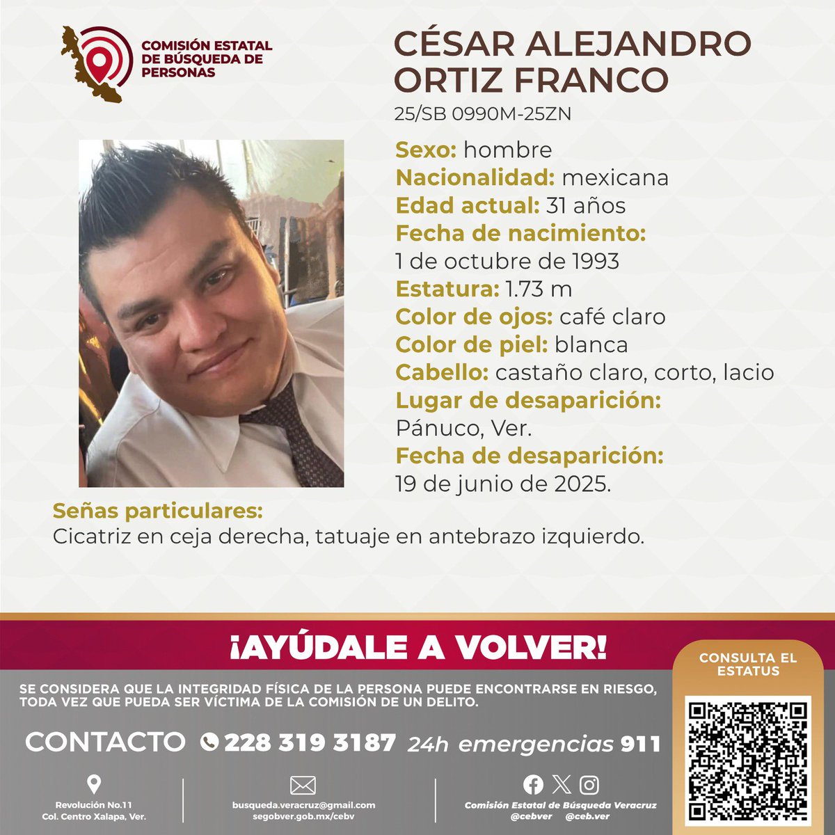 Alonso_Franco04's tweet photo. Hola por favor su apoya para difundir y que el  @GobiernoVer @Defensamx1 @Sedenahn @FGE_Veracruz nos den una respuesta sobre el paradero https://t.co/CFt1DQ5HUy