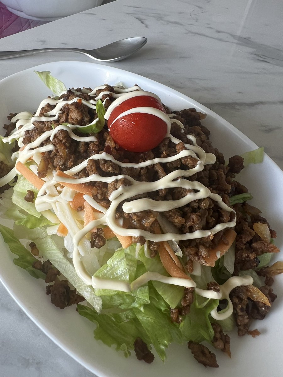 sumage127's tweet image. こんにちは☀️

暑い日は、タコライス🤤

いただきます🙏