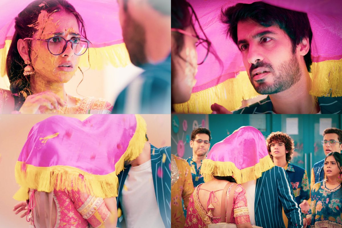 Drenched in turmeric by UV himself, the auspicious yellow of beginning: Kaveer’s haldi was anything but ordinary, held at the very place where their love story first took root ♡. 

#KNNKSS ▪︎ #Kaveer ▪︎ #KaV ▪︎ #AbrarQazi #AfiaTayebali