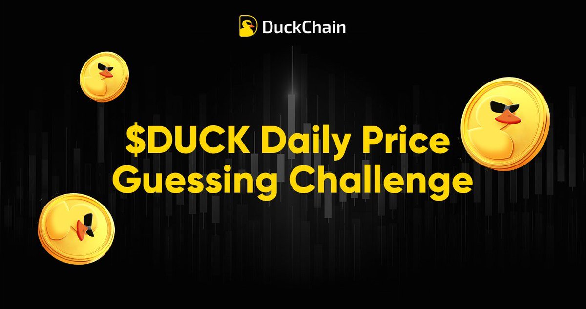 InternEthanDuck's tweet image. 🦆 DUCK Daily Price Guessing Challenge is LIVE!
📅 July 8–11 | ⏰ Daily from 09:00–19:00 UTC

Guess the DUCK price on OKX at 09:00 UTC the next day
🎯 Closest guess wins 1,000 DUCK
🔁 You can win multiple times
📌 Max 3 valid guesses per person per day

💬 How to join?
Drop your…