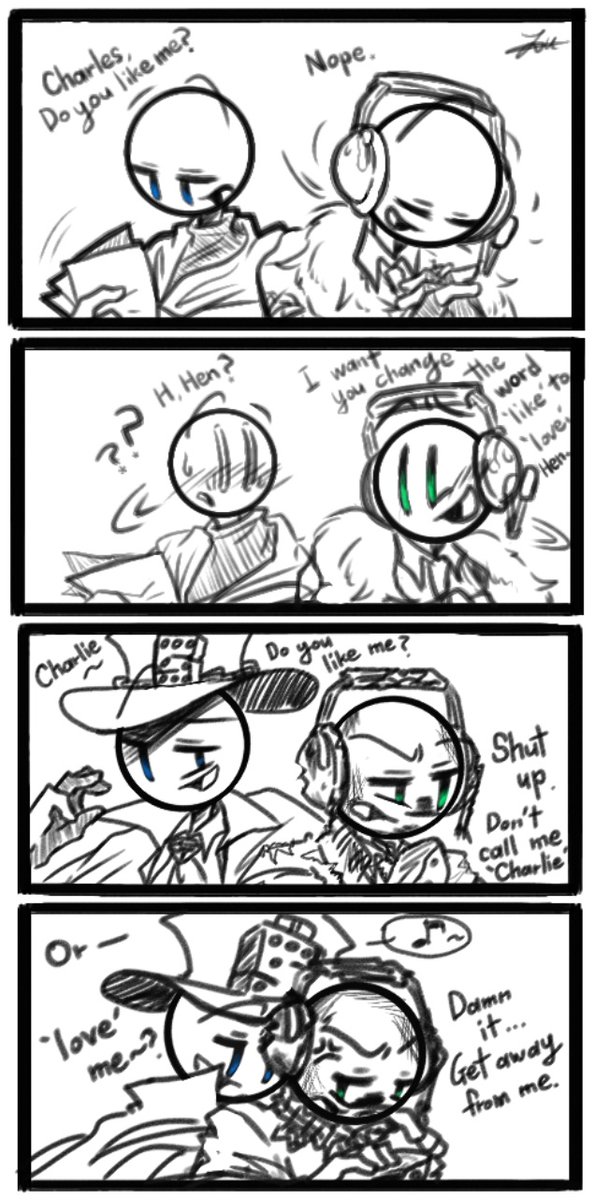 juice_THSC's tweet photo. [Redraw]

Q. Do you like me?

(Helped Government Henry / Toppat leader(T4L) Henry) https://t.co/u4NDwYdabf