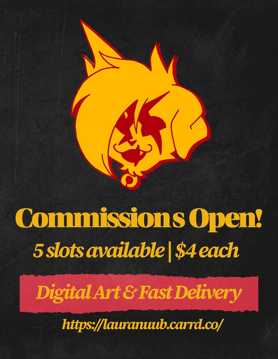 Hi, I draw. For more information, just contact me in private :P
lauranuub.carrd.co