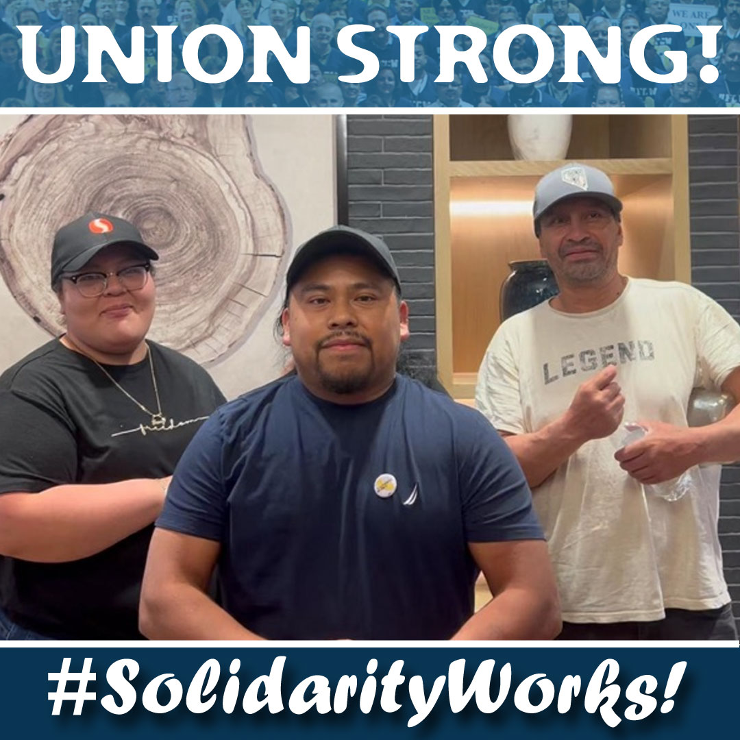 UFCW8's tweet image. Which side are YOU on? #UFCW8 Members working at #Safeway and #Vons in Northern California are turning out to vote and making their voices heard!
Together we will prove #SolidarityWorks!
#UFCW #UNIONSTRONG✊
ufcw8.org/swv
