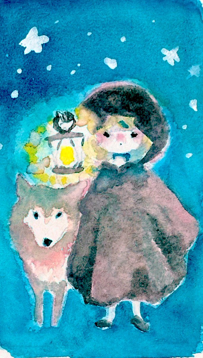 癒しの水彩画 1035 ガードレール くどうさとし S.Kudo Watercolor 水彩Gallery2024 | 水彩画