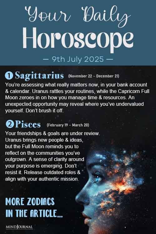 TheMindsJournal's tweet image. 🔮 Daily Horoscope: July 9, 2025 – Here’s what the universe has aligned for your sign today! ✨

⬇️themindsjournal.com/news/daily-hor…

#DailyHoroscope #ZodiacGuidance #AstroInsights #MindJournal #July9Horoscope