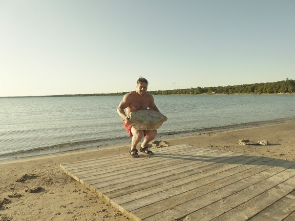 At the beach, using freshwater bedrock, go for a 3 set 13 rep weighted back to grass suicide Suomi squats with elevated toe up to heel down action then add progressive resistance overload for desired effect. #Psalm144:1-3 #stayingalivein2025 #fattofitnoquit #fightyoflight #fababs