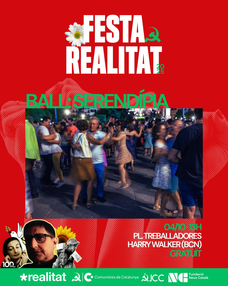 💃Petits, joves i adults: tothom balla amb Serendipia a la Festa Realitat 2025!
🎶 Movem el cos, desconnectem de pantalles i connectem amb l'alegria.
🔥 Recordeu que és gratuït! T’hi sumes?