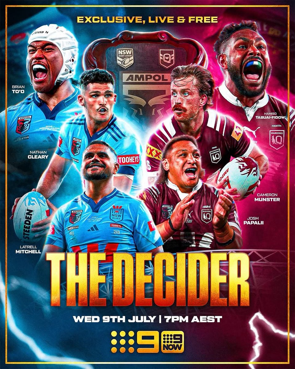 JimmyBarnes's tweet image. I’d like to send my condolences to the Munster family. A massive showdown ahead, this is the toughest game in the world. It’s going to be a great game, and may the best team win.
Go the Blues.
@NRL