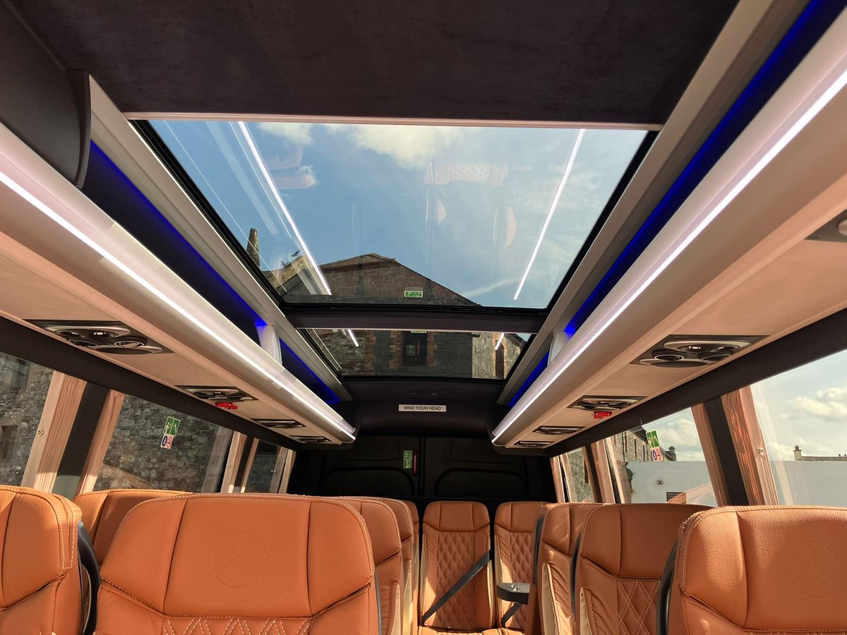 EVM UK & IRL (@evm_ukirl) on Twitter photo 🇮🇪Duffy Chauffeur Drive recently took delivery of a new X-Clusive 16+D
Power door
3 stage entry step w/ LED lights
Large boot
Glass roof
Fridge
Saloon tables
USBs
Luggage racks
Reversing camera
Air con
PA system
evm.glodo.cloud/r/47i
+353(0)57 333070
sales@evmirl.ie 🇮🇪Duffy Chauffeur Drive recently took delivery of a new X-Clusive 16+D
Power door
3 stage entry step w/ LED lights
Large boot
Glass roof
Fridge
Saloon tables
USBs
Luggage racks
Reversing camera
Air con
PA system
evm.glodo.cloud/r/47i
+353(0)57 333070
sales@evmirl.ie